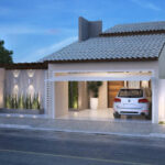 CASA COM TELHADO COLONIAL