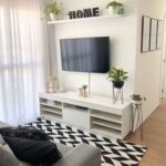 Sala Decorada com Cores Preto e Branco