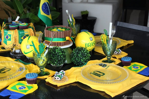 Decoração de 7 de Setembro simples e criativa
