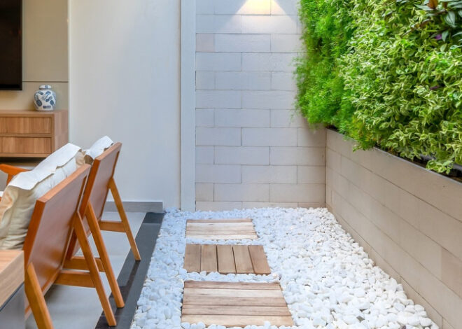 Pedra branca para jardim: como usar na decoração externa