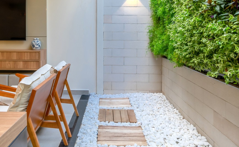 Pedra branca para jardim: como usar na decoração externa