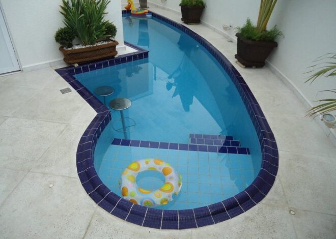 Piscina em terreno pequeno: é possível?