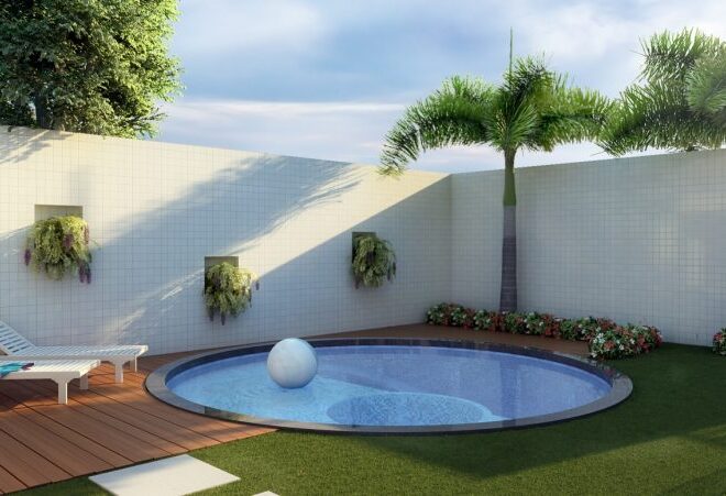 Piscina redonda: ideias para aproveitar o espaço
