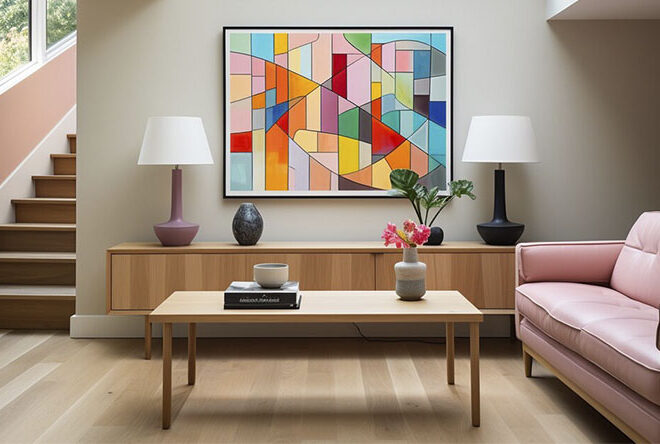 Quadro grande para sala: como escolher e posicionar