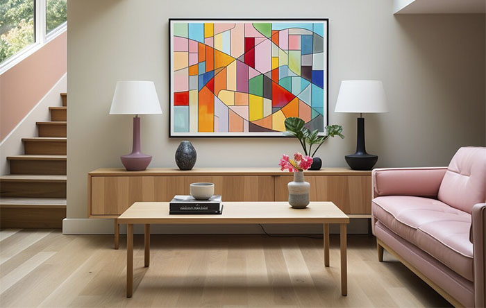 Quadro grande para sala: como escolher e posicionar